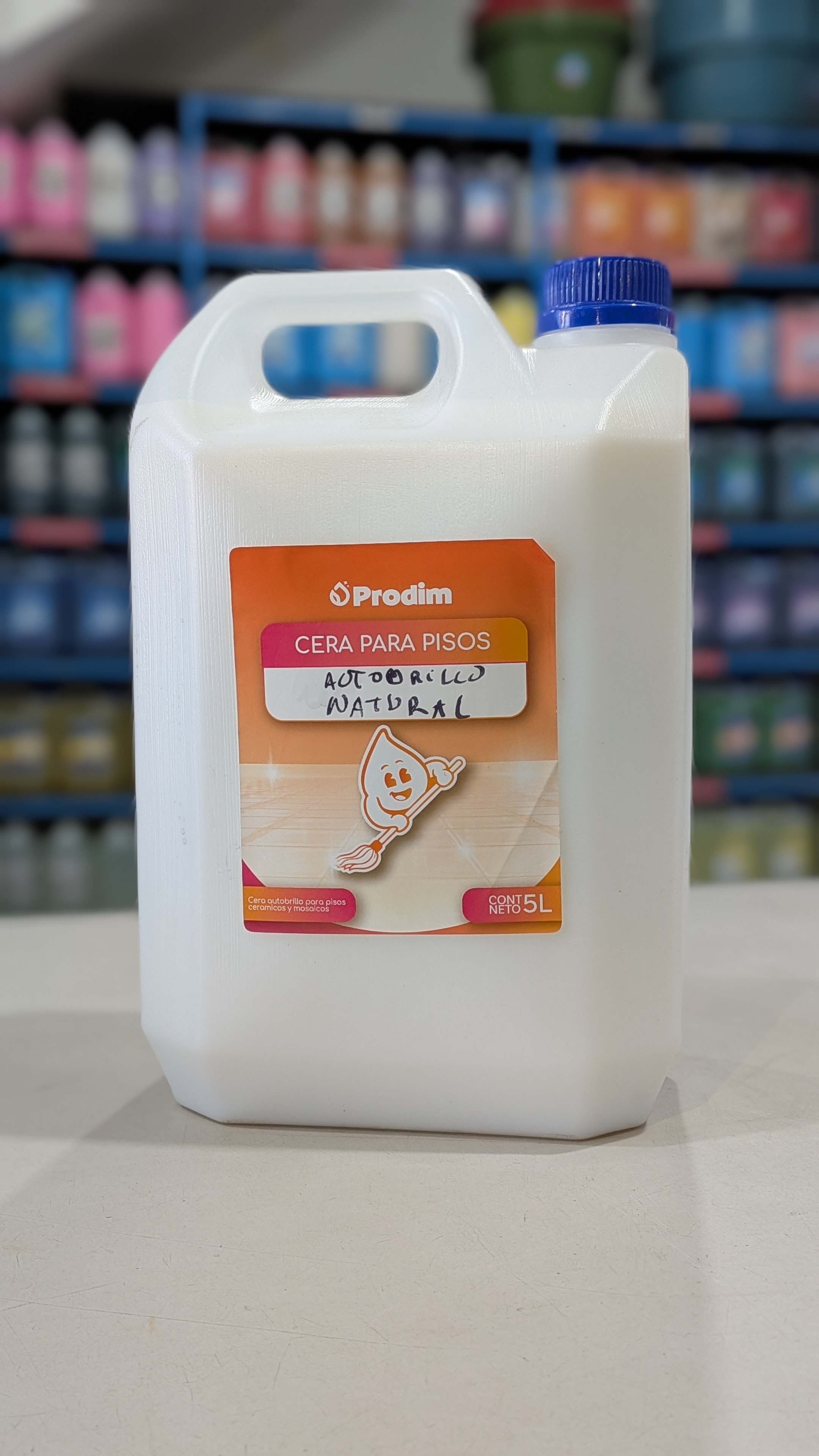 BIDON X 5LTS CERA AUTOBRILLO NATURAL