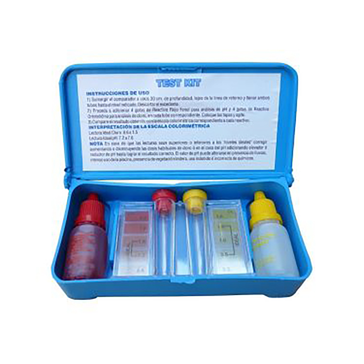 TEST KIT PARA PH Y CLORO